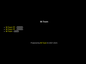 'm-team.cc' screenshot