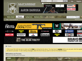'm4carbine.net' screenshot