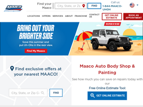 'maaco.com' screenshot