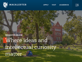 'macalester.edu' screenshot