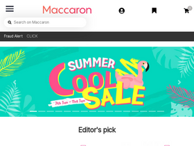 'maccaron.in' screenshot