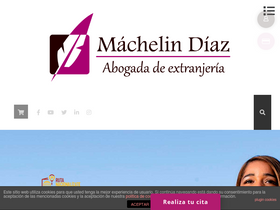'machelindiaz.com' screenshot