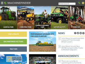 'machinefinder.com' screenshot