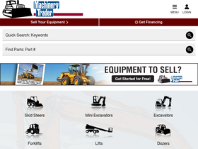 'machinerytrader.com' screenshot