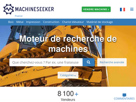 'machineseeker.fr' screenshot