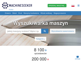 'machineseeker.pl' screenshot