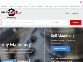 'machinetools.com' screenshot