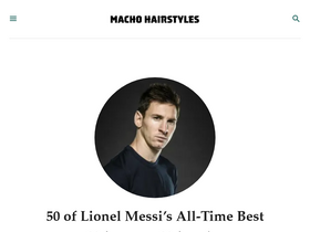'machohairstyles.com' screenshot