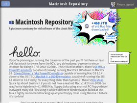 'macintoshrepository.org' screenshot