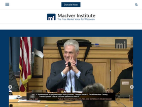 'maciverinstitute.com' screenshot