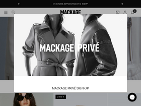 'mackage.com' screenshot