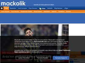 'mackolik.com' screenshot
