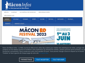 'macon-infos.com' screenshot