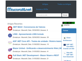 'macoratti.net' screenshot
