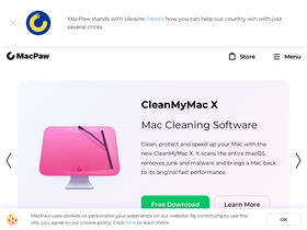 'macpaw.com' screenshot