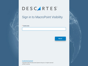 'macropoint-lite.com' screenshot