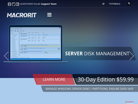 'macrorit.com' screenshot