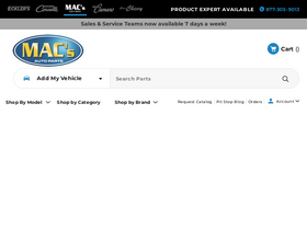 'macsautoparts.com' screenshot