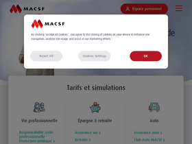'macsf.fr' screenshot