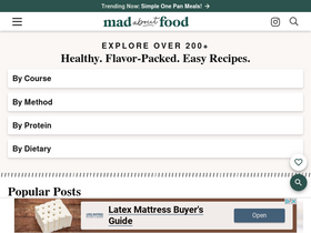 'madaboutfood.co' screenshot