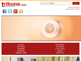 'madagascar-tribune.com' screenshot