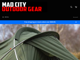 'madcityoutdoor.com' screenshot