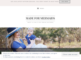 'madeformermaids.com' screenshot