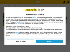 'madeformums.com' screenshot