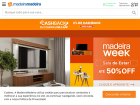 'madeiramadeira.com.br' screenshot