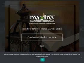 'madinainstitute.com' screenshot