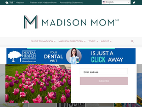 'madisonmom.com' screenshot
