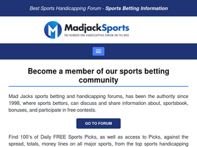 'madjacksports.com' screenshot