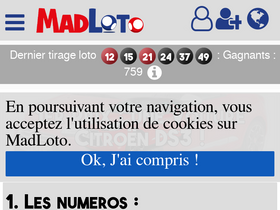 'madloto.com' screenshot