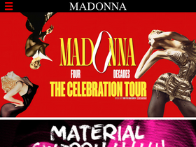 'madonna.com' screenshot