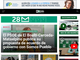 'madridnorte24horas.com' screenshot