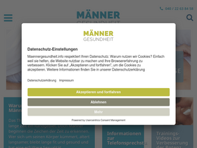 'maennergesundheit.info' screenshot