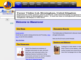 'maestronet.com' screenshot