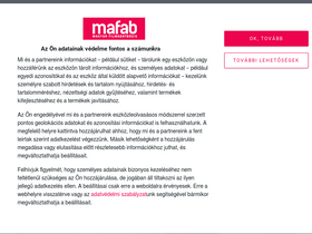 'mafab.hu' screenshot