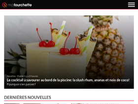 'mafourchette.com' screenshot