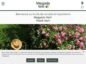 'magasin-point-vert.fr' screenshot
