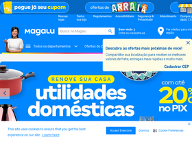 'magazineluiza.com.br' screenshot
