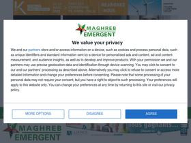 'maghrebemergent.net' screenshot