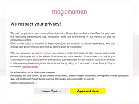 'magicmaman.com' screenshot
