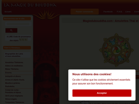 'magiedubouddha.com' screenshot