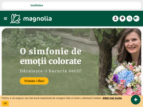 'magnolia.ro' screenshot