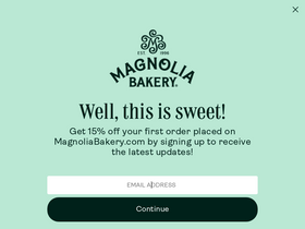 'magnoliabakery.com' screenshot