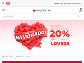 'magote.com' screenshot