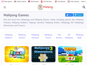 'mahjong.com' screenshot