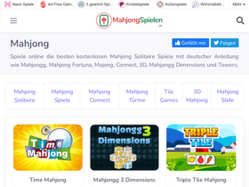 'mahjongspielen.de' screenshot