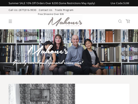 'mahoneswallpapershop.com' screenshot